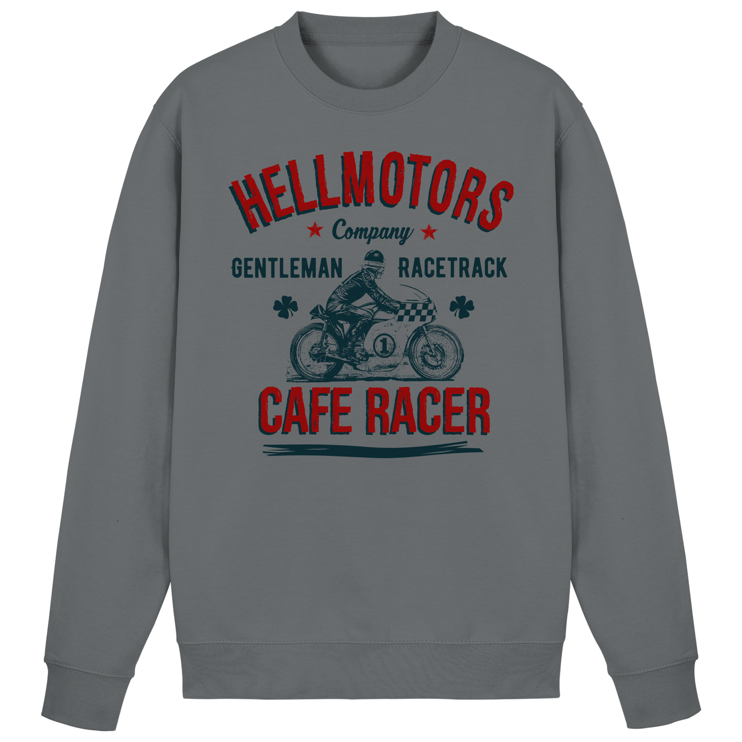 Gentleman Racer Sweatshirt– Classic Motorcycle Spirit | HELLMOTORS