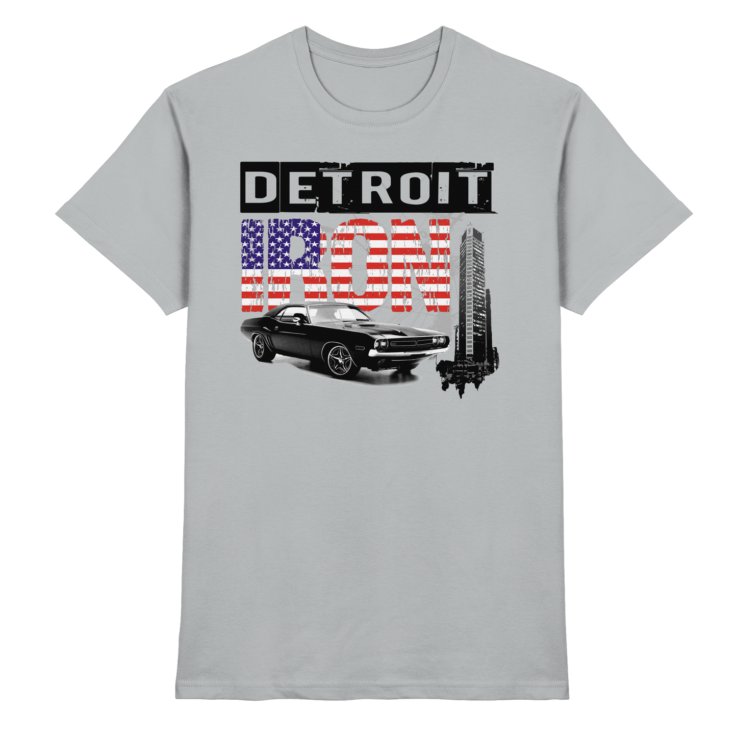 Muscle Car T-Shirt Detroit – Vintage US Car Shirt | HELLMOTORS