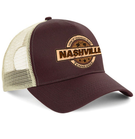 Nashville Tennessee Trucker Cap – Legendary Music Style - Hellmotors