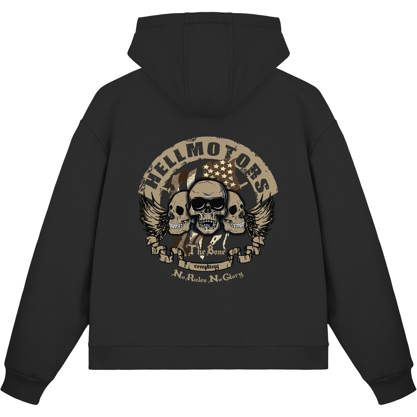 Skull Biker Zipper – Vintage Motorcycle Zipper| HELLMOTORS