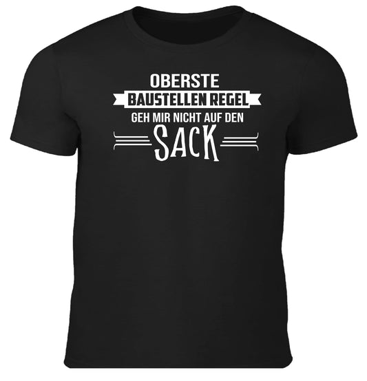 Oberste Baustellenregel - Fun Herren Shirt