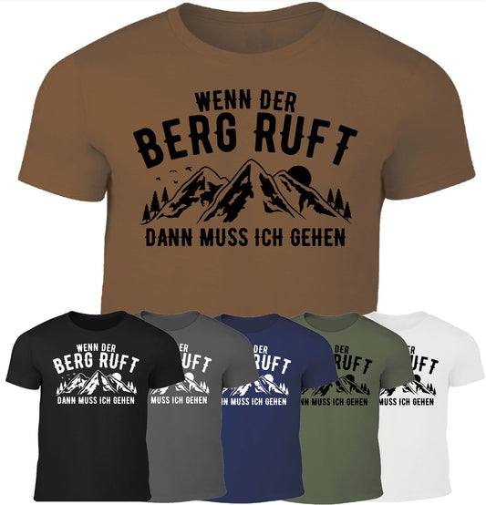 Berg ruft - Fun Herren Shirt