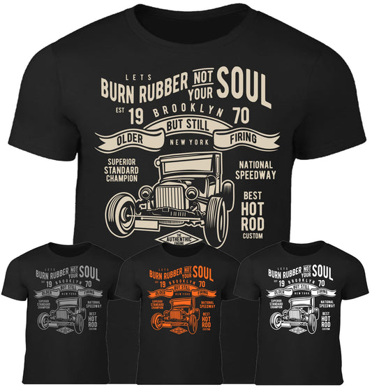Burn Rubber - Herren Shirt