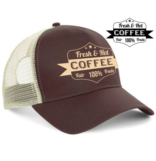 Trucker Cap Coffee chocolate - Hellmotors