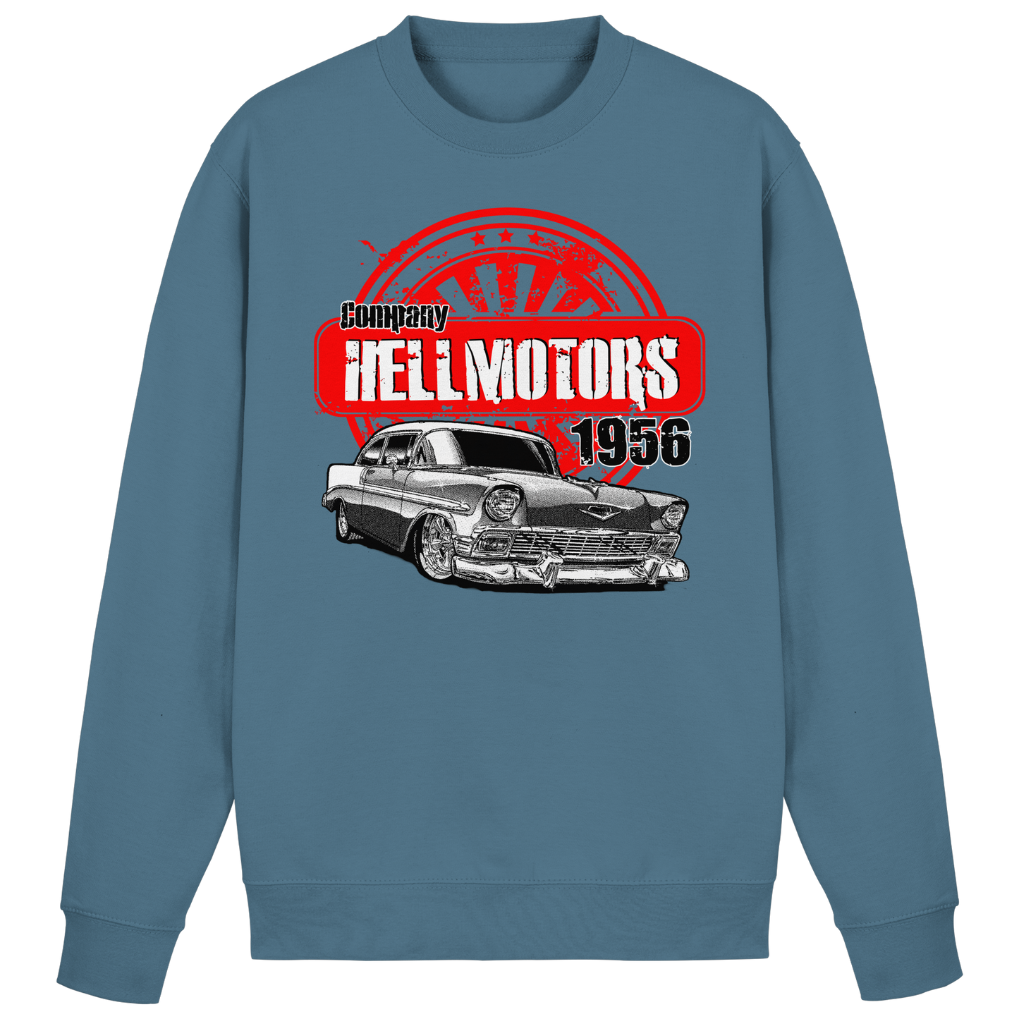 Vintage Auto Chevy 1956 – Biker & Hot Rod Sweater| HELLMOTORS