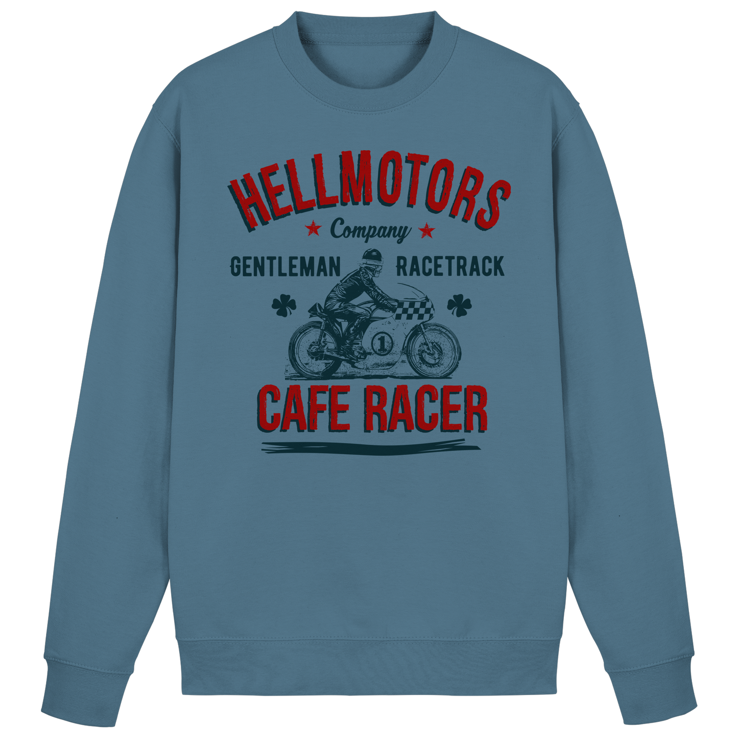 Gentleman Racer Sweatshirt– Classic Motorcycle Spirit | HELLMOTORS