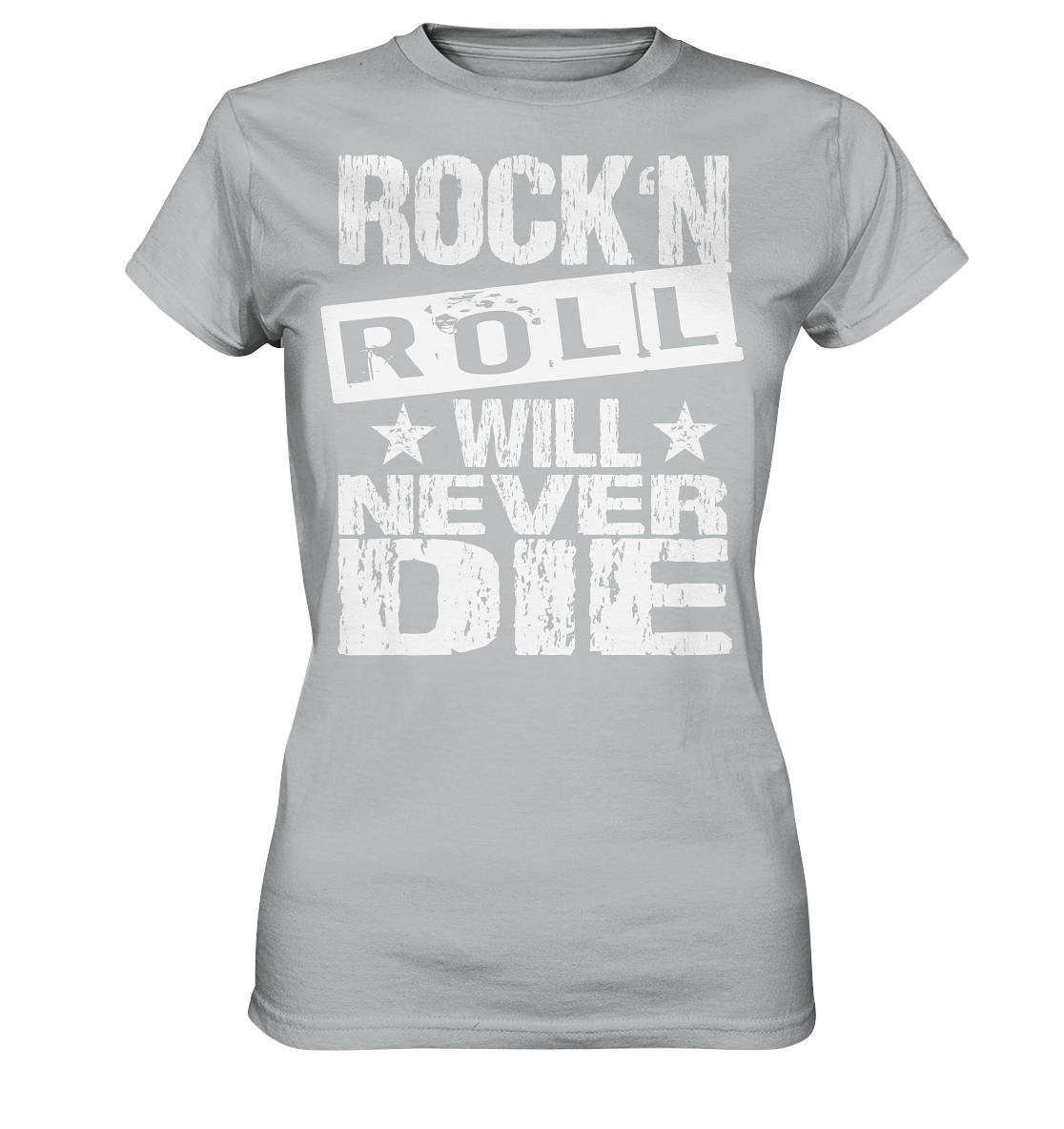 Rock n Roll will never die - Ladies Shirt