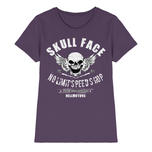 Skull Face Garage - Ladies Premium Shirt