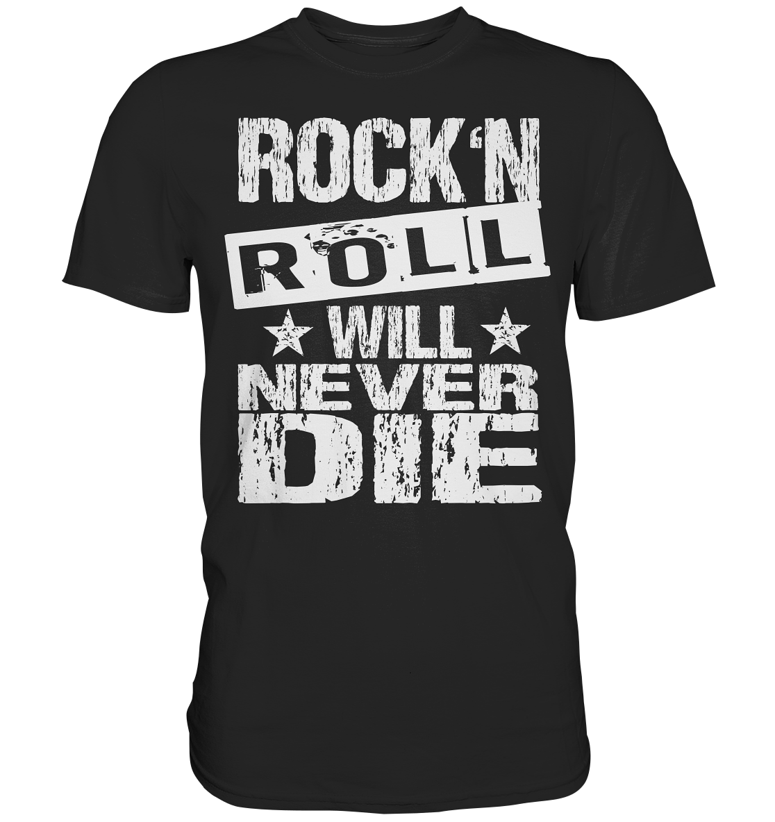 Rock n Roll will never die - Herren Shirt
