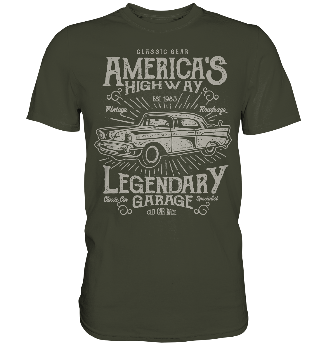 Americas Highway - Herren T-Shirt