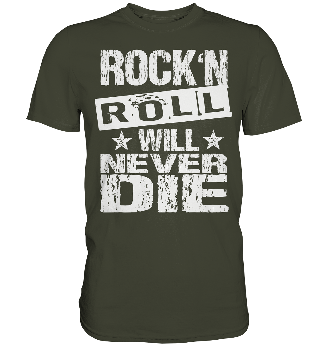 Rock n Roll will never die - Herren Shirt