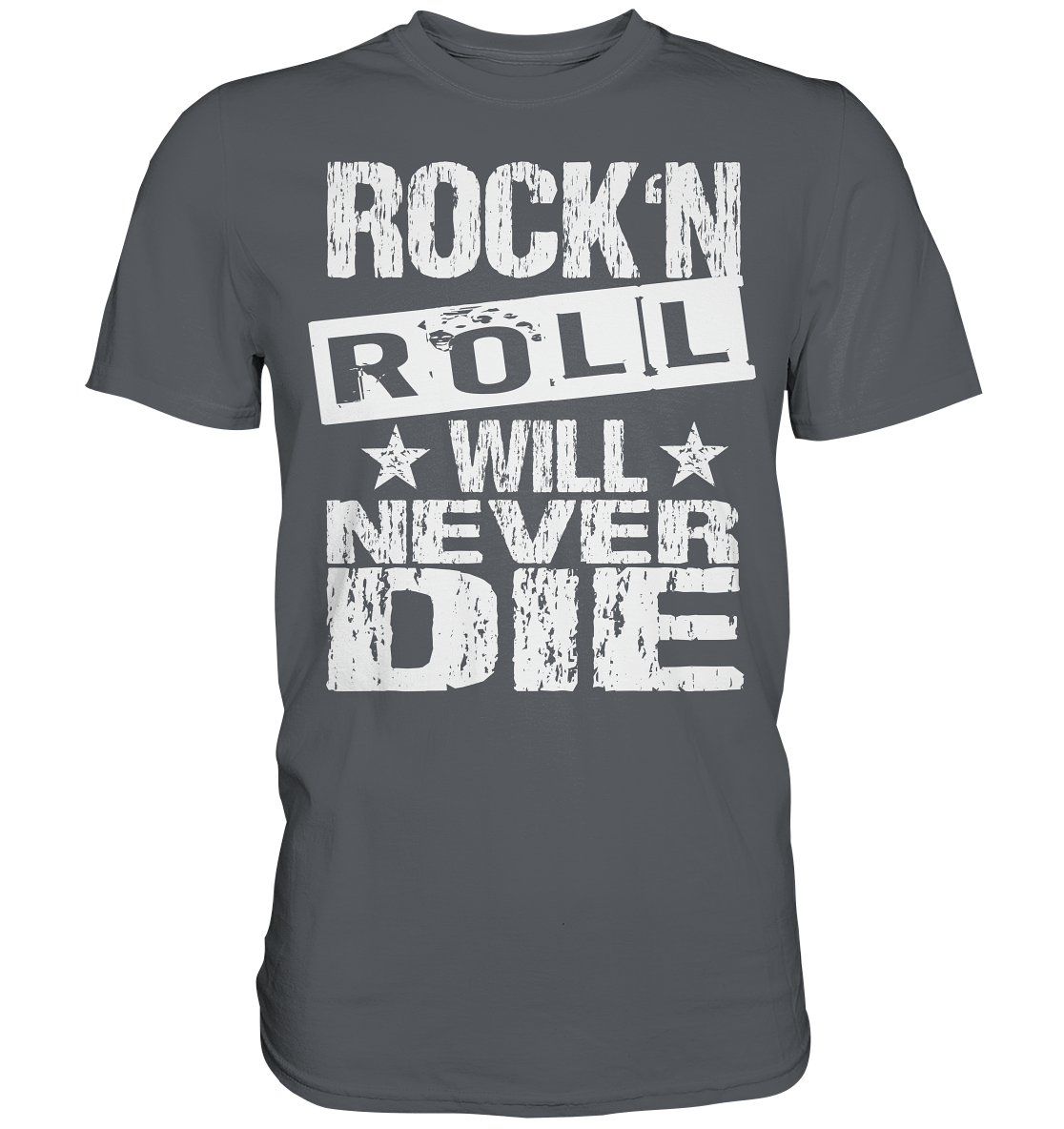 Rock n Roll will never die - Herren Shirt