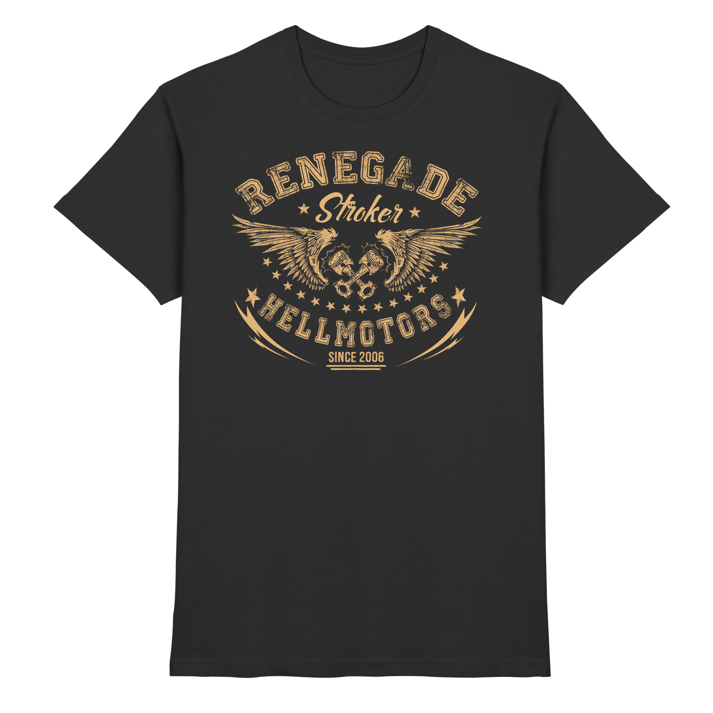 Renegade Herren Oldschool Biker USCar T-Shirt Rocknroll - Premium Shirt