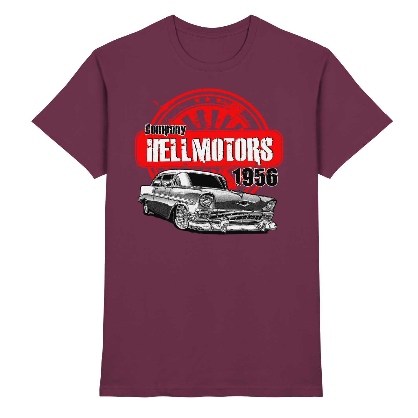 Vintage Auto T-Shirt 1956 – Biker & Hot Rod Shirt | HELLMOTORS