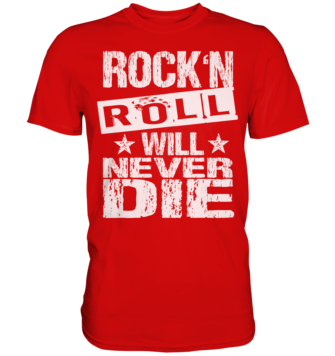 Rock n Roll will never die - Herren Shirt