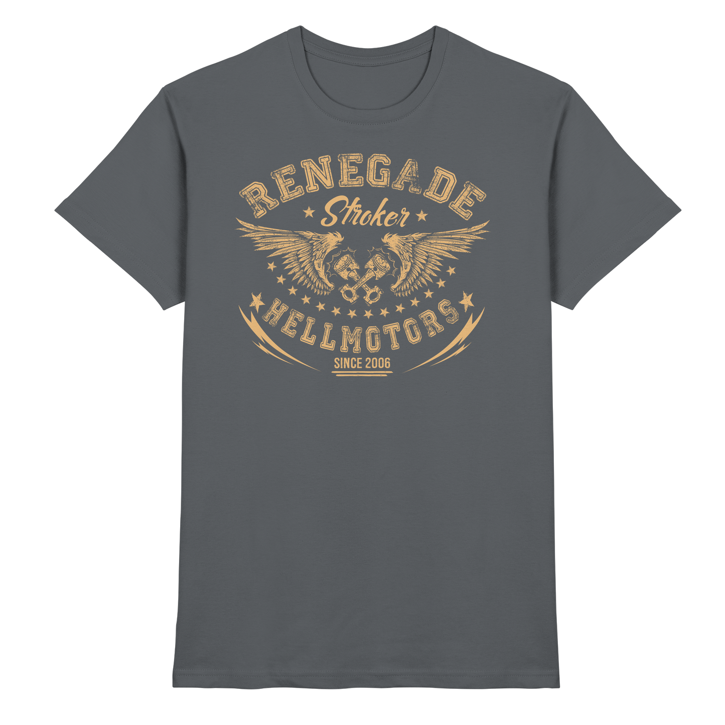 Renegade Herren Oldschool Biker USCar T-Shirt Rocknroll - Premium Shirt