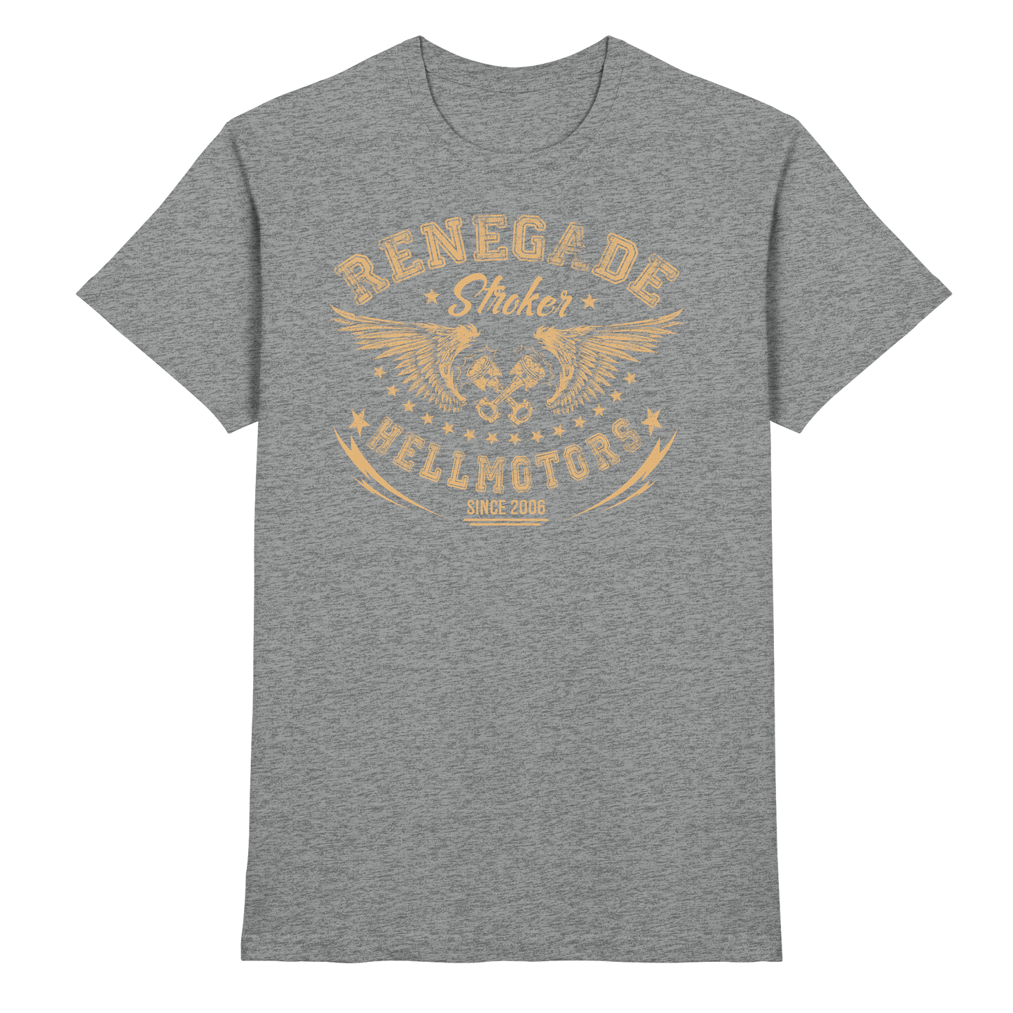 Renegade Herren Oldschool Biker USCar T-Shirt Rocknroll - Premium Shirt