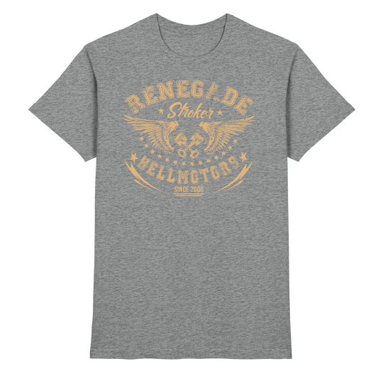Renegade Herren Oldschool Biker USCar T-Shirt Rocknroll - Premium Shirt