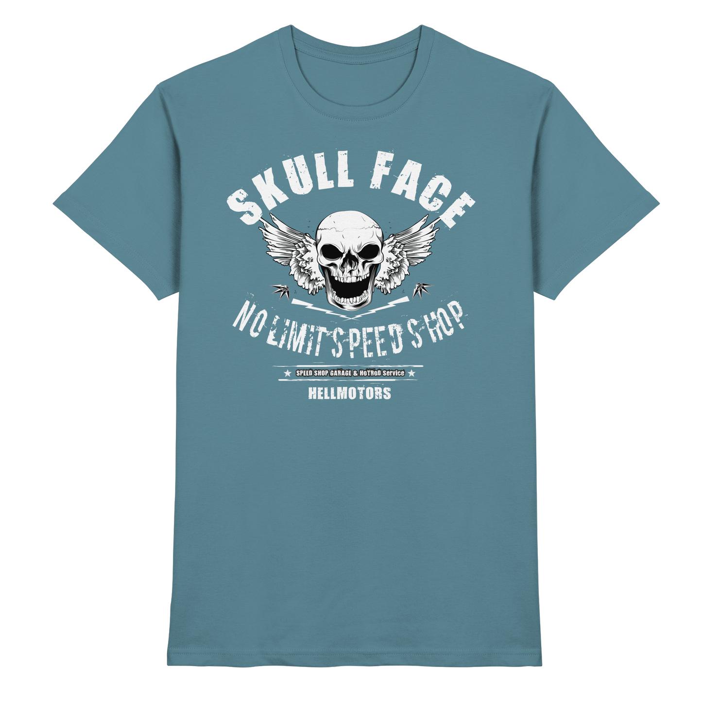 Skull Face Garage - Premium Shirt