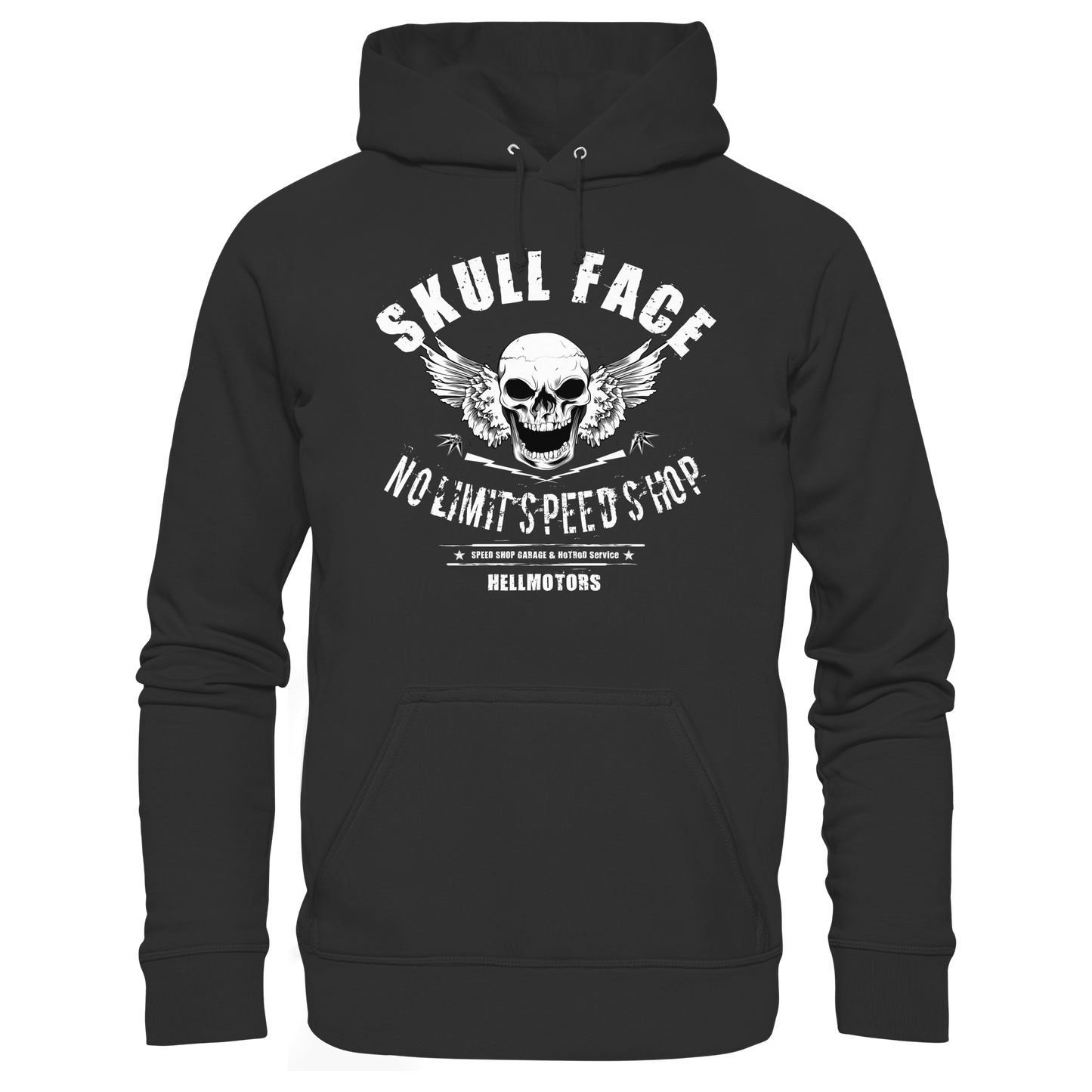 Skull Face Garage - Premium Unisex Hoodie