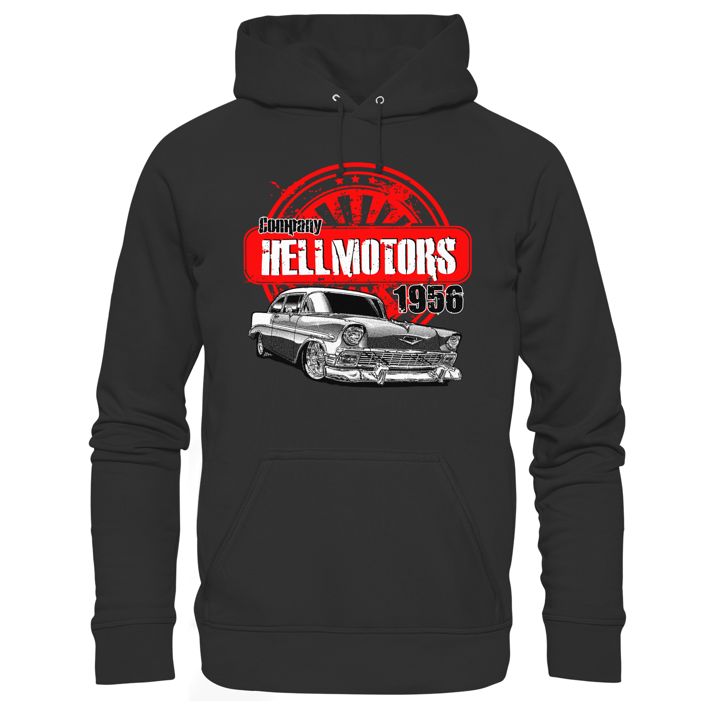 Vintage Auto Chevy 1956 – Biker & Hot Rod Hoodie| HELLMOTORS