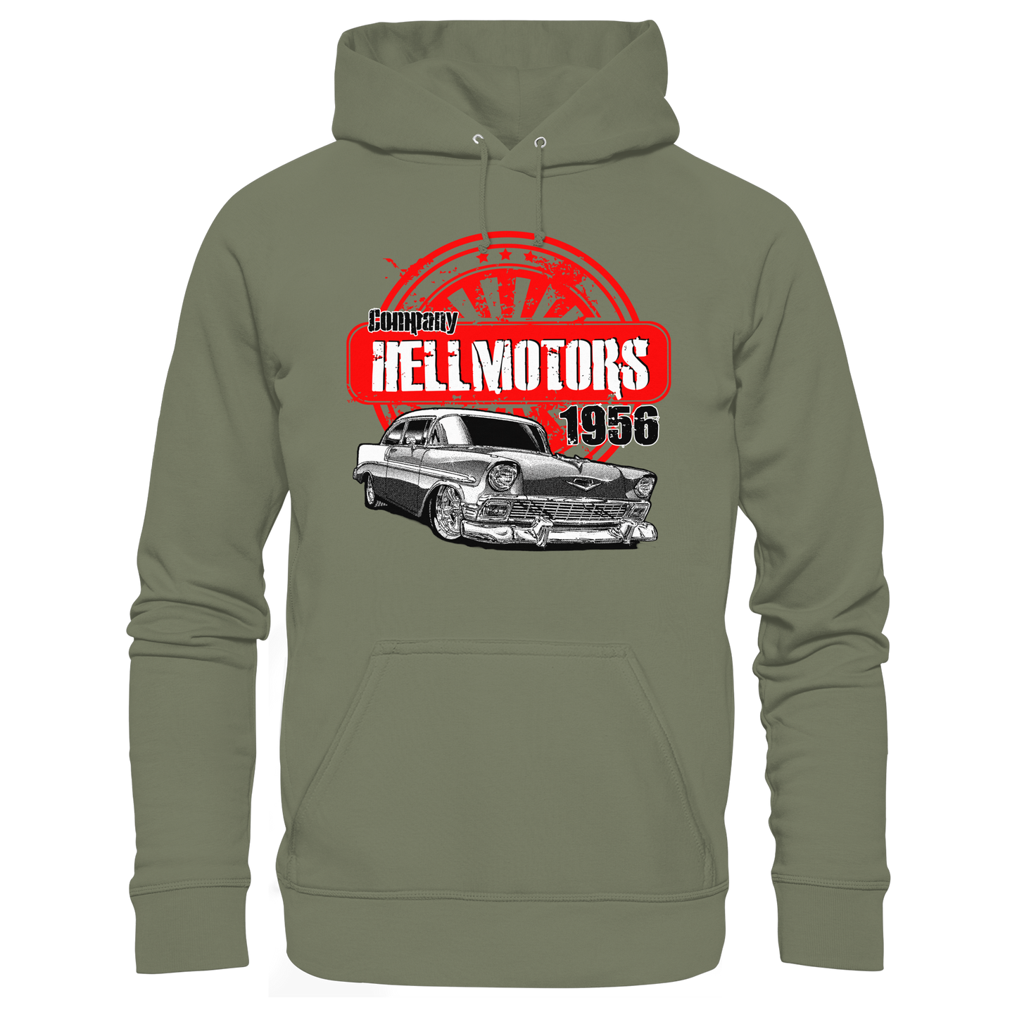 Vintage Auto Chevy 1956 – Biker & Hot Rod Hoodie| HELLMOTORS