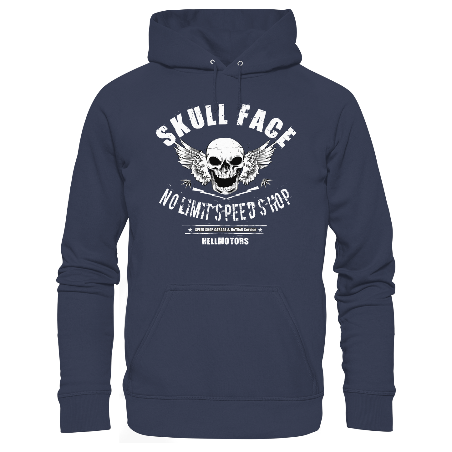 Skull Face Garage - Premium Unisex Hoodie