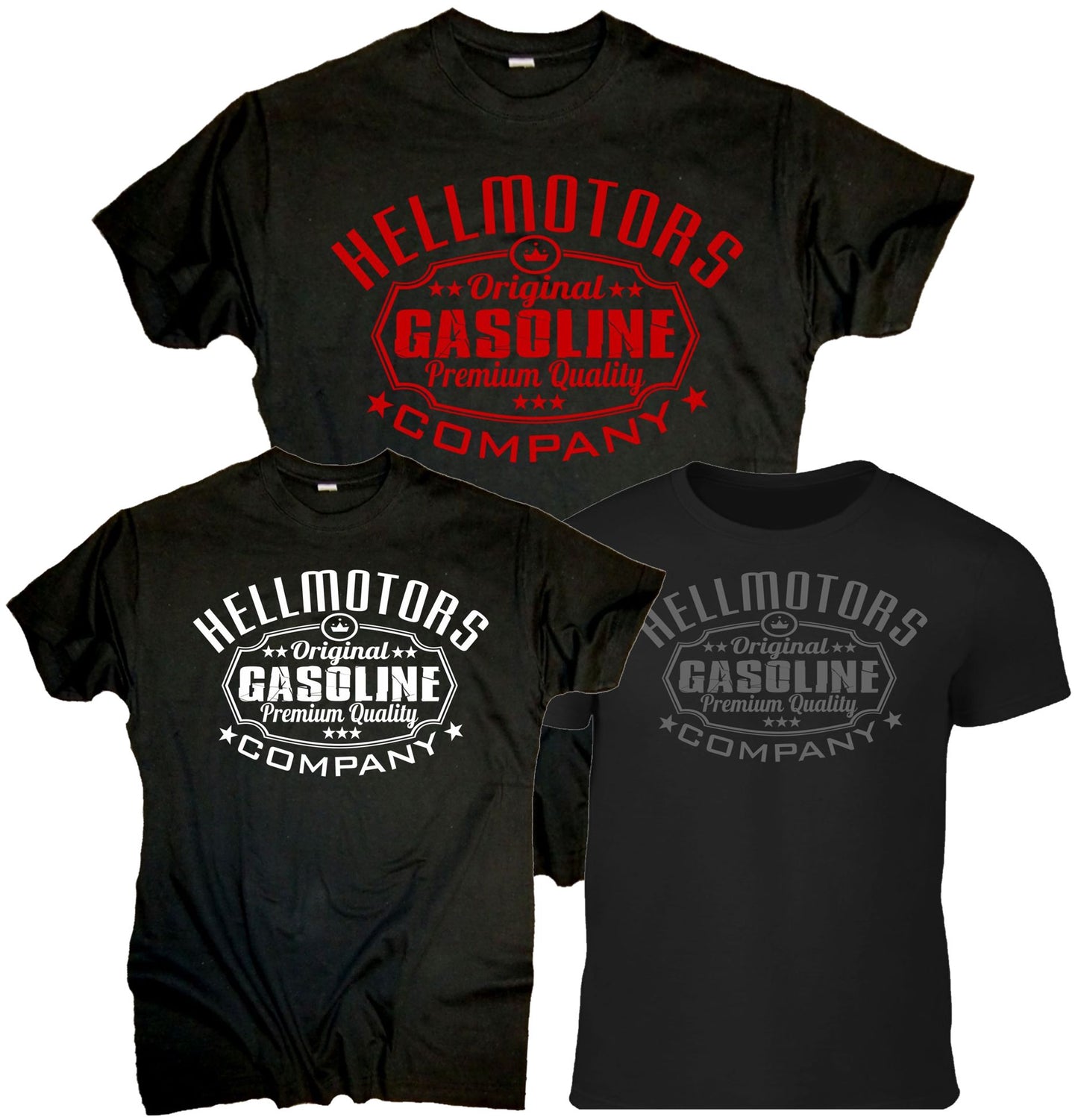 Gasoline - Herren Shirt black Edition