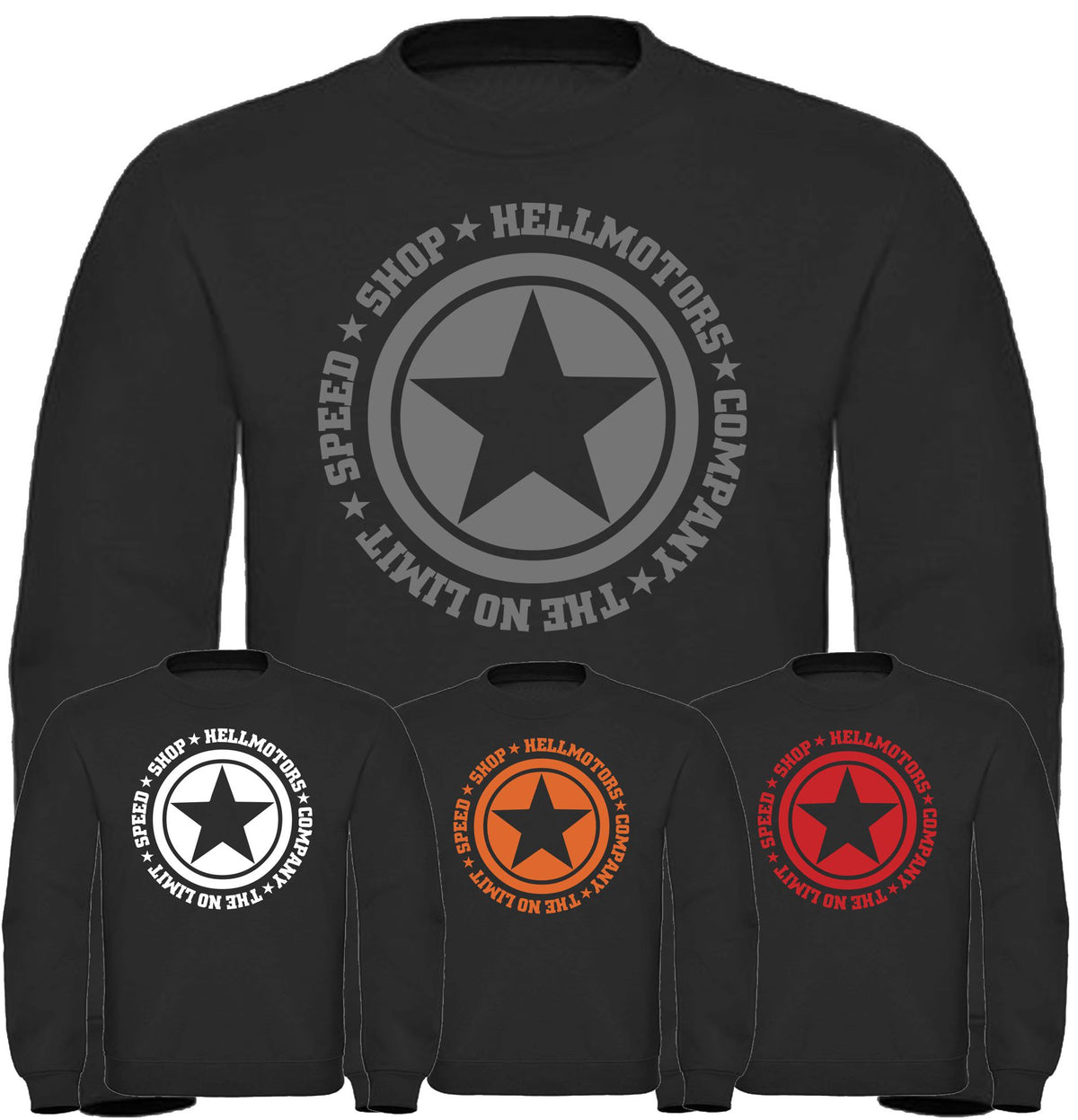 Speed Limit - Sweatshirt Schwarz
