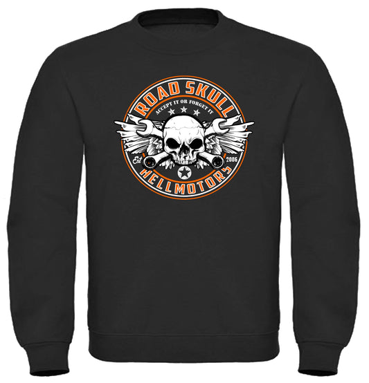 Road Skull farbig - Sweatshirt